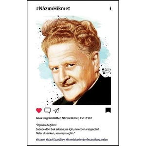 Nazim Hikmet - Bookstagram Defter