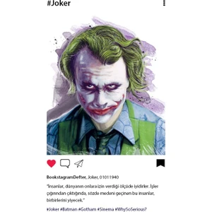 Joker - Bookstagram Defter