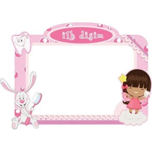Event Party Store Çerçeve İlk Diş Çift Taraflı 97 cm x 67 cm
