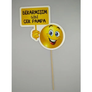 Event Party Store Konuşma Balonu Bekarmışım Gibi Çek Pampa