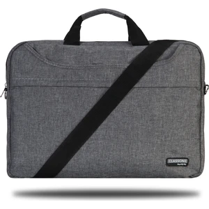TL2564  WTXpro Su Geçirmez Kumaş 15,6 "Uyumlu Laptop Notebook El Çantası-Gri