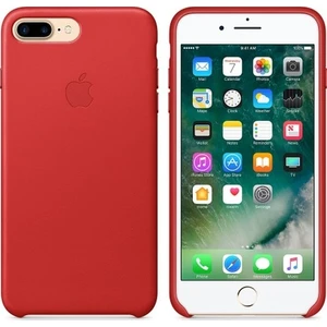 Apple iPhone 7/8 Plus Deri Kılıf - Kırmızı