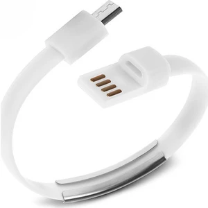 USB 3.1 Type-C Beyaz Bileklik Şarj Data Kablosu CDG-CNV71