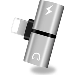 Apple iPhone Uyumlu Lightning 2 Port Çoklayıcı Dönüştürücü Gümüş Adaptör CDG-CNV43