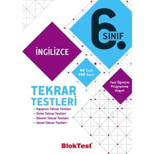Tudem Yayınları 6 İngilizce Tekrar Testleri