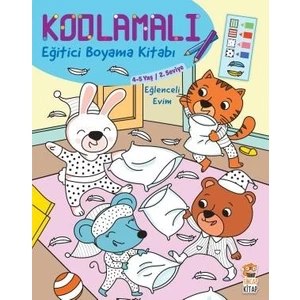Kodlamalı Eğitici Boyama Kitabı - Eğlenceli Evim (4-5 Yaş / 2. Seviye)