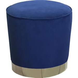 Parlak Silver Silindir Puf