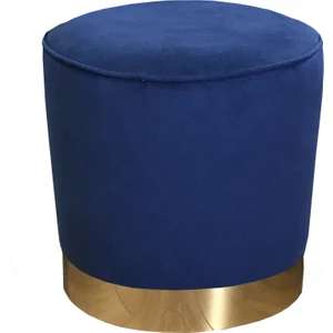 Parlak Gold Silindir Puf