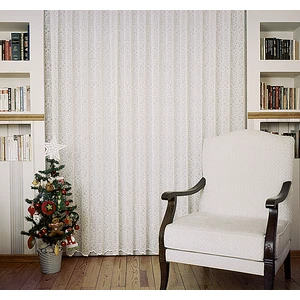 Fantezi Örme Tül Ekru 1-2,5 Orta Sık Pile 400 x 260 cm