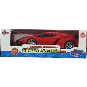 Uzaktan Kumandalı Işıklı Süper Araba Kırmızı