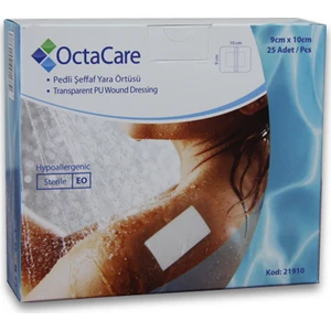 Usmed Octacare Şeffaf Su Geçirmez Yara Örtüsü - 9CMX10CM - 25 Li Kutu