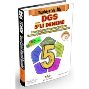 Atc Yayınları Dgs Tamamı Çözümlü 5'Li Matematik Deneme - Sebahattin Ceylaner