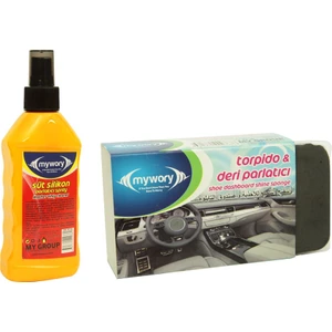 My Wory Süt Silikon Parlatıcı Sprey 200 ml ve Sünger 2'li Set