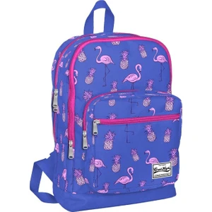 Coral High Mor Flamingo Desenli Okul ve Günlük Sırt Çanta - Yaygan 14166