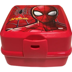 Hakan Çanta Spiderman Kırmızı Erkek Çocuk Beslenme Kabı (Dört Bölmeli)