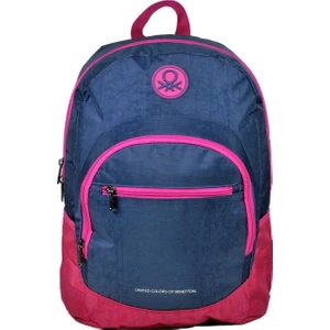 Hakan Çanta United Color Of Benetton Gri/pembe Üç Bölmeli Sırt-Okul Çanta - Hakan 96007