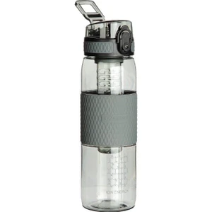 Infuserli 500 ml Gri Detoks Matara - Silikon Gövde