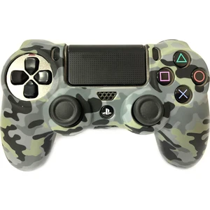 Ps4 Dualshock 4 Silikon Kılıf - Yeşil Askeri Desenli
