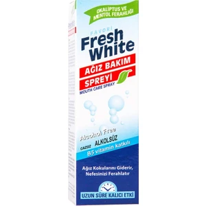 Fresh White Ağız Kokusu Giderici ve Önleyici Sprey 4 Adet