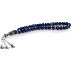 Alnis Atelier Ay Yıldız İmameli Lapis Lazuli Doğal Taş Tesbih