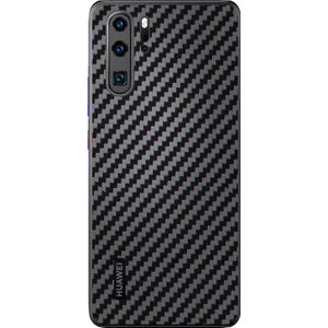 Huawei P30 Pro Arka Koruyucu Stickler ( Siyah Karbon Fiber )