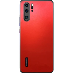Huawei P30 Pro Arka Koruyucu Stickler ( Sedefli Kırmızı )