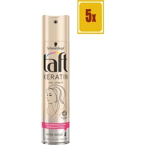 Keratin Ultra Güçlü Saç Spreyi 250 ml 5'li Set