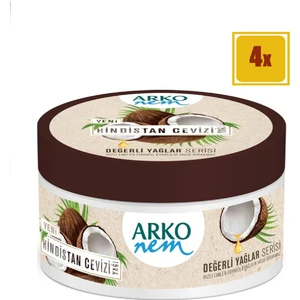 Nem Krem Değerli Yağlar Hindistancevizi 250 ml 4'lü Set