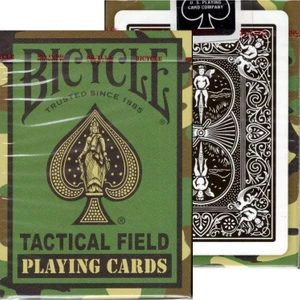 Tactical Field V2 Camouflaged Oyun Kağıdı Kartları (Koleksiyonluk Bicycle Kartları Destesi)