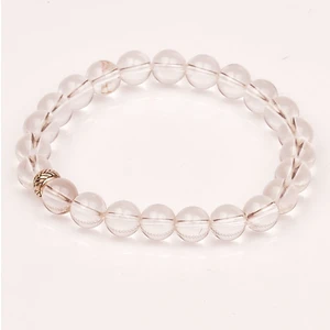 Taş Sandığı Kristal Kuvars Taşı Bileklik ( 8 Mm )