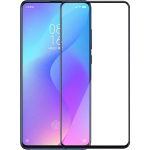 Xiaomi Mi 9t Tam Kaplayan Çerçeveli Tempered Ekran Koruyucu - Siyah