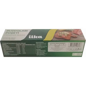 İlka Plastik Buzdolabı Poşeti Küçük Boy 1 Paket