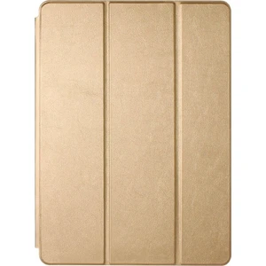 CresCent Apple iPad Pro 12.9 3.Nesil (2018) LeatherSoft Smart Case Deri Tablet Kılıfı (A1876/A2014/A1895/A1983) 12.9 İnç Gold