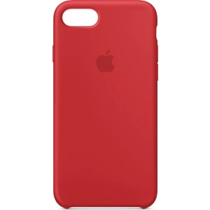 Apple iPhone 7/8 Kamelya (Camellia) Silikon Kılıf Kauçuk Arka Kapak Kırmızı