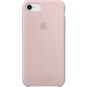 Apple iPhone 7/8 Kamelya (Camellia) Silikon Kılıf Kauçuk Arka Kapak Kum Pembesi