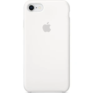 Apple iPhone 7/8 Kamelya (Camellia) Silikon Kılıf Kauçuk Arka Kapak Beyaz