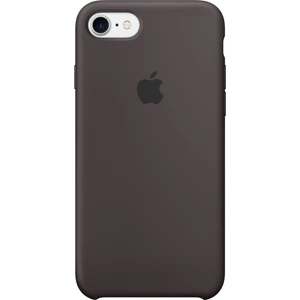 Apple iPhone 7/8 Kamelya (Camellia) Silikon Kılıf Kauçuk Arka Kapak Füme Siyahı