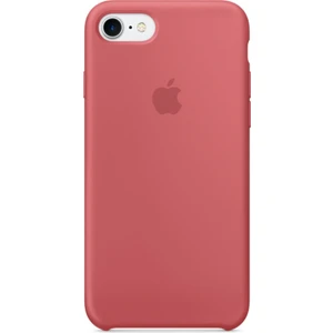 Apple iPhone 7/8 Kamelya (Camellia) Silikon Kılıf Kauçuk Arka Kapak Kamelya Kırmızısı