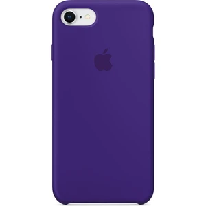 Apple iPhone 7/8 Kamelya (Camellia) Silikon Kılıf Kauçuk Arka Kapak Mor