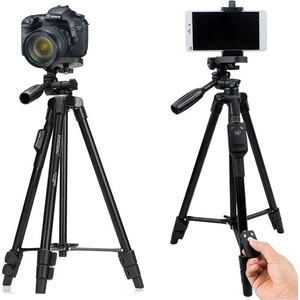Yungteng 3388 Telefon ve Kamera İçin Bluetooth Kumandalı 146 cm Tripod