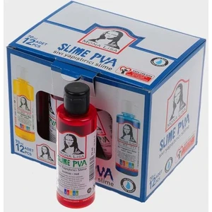 Sıvı Yapıştırıcı Slime Kırmızı 70Ml 12'Li