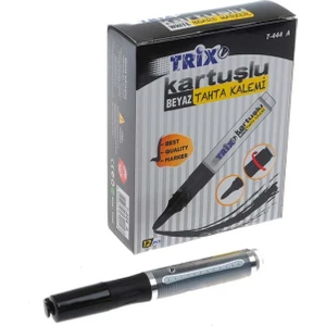 Trix T-444 Kartuşlu Tahta Kalemi Siyah 12 Li
