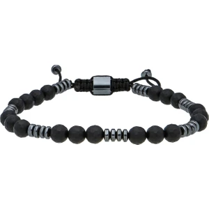 Forse Onyx Hematit Makrome Erkek Bileklik Ea45