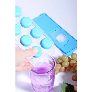 Kitchen World Bas Çıkar Yapışmaz Kapaklı Buz Kalıbı