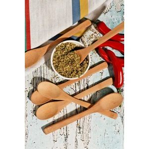 Kitchen World Bambu 6'lı Baharat Kaşık Seti