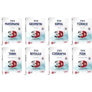 Çözüm Yayınları Tyt 3D Soru Bankası Full Set