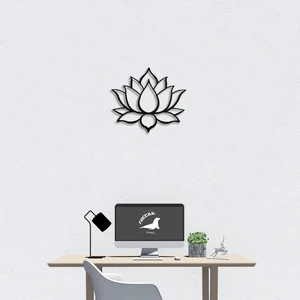 Foccaa Dizayn Lotus Çiçeği Metal Tablo