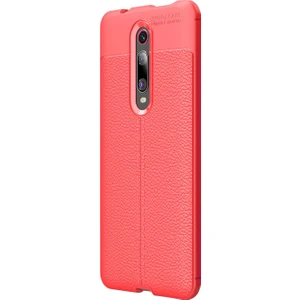 Xiaomi Mi 9T Kılıf Deri Dokulu Silikon
