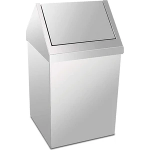 3800-380 Metal Çatı Kapaklı Çöp Kovası 80 Litre