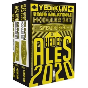Yediiklim Yayınları 2020 ALES Sayısal Sözel Yetenek Konu Anlatımlı Modüler Set